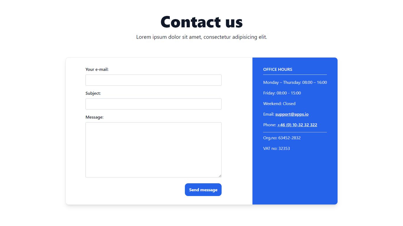 contact-us-tailwindcss-component-componentland