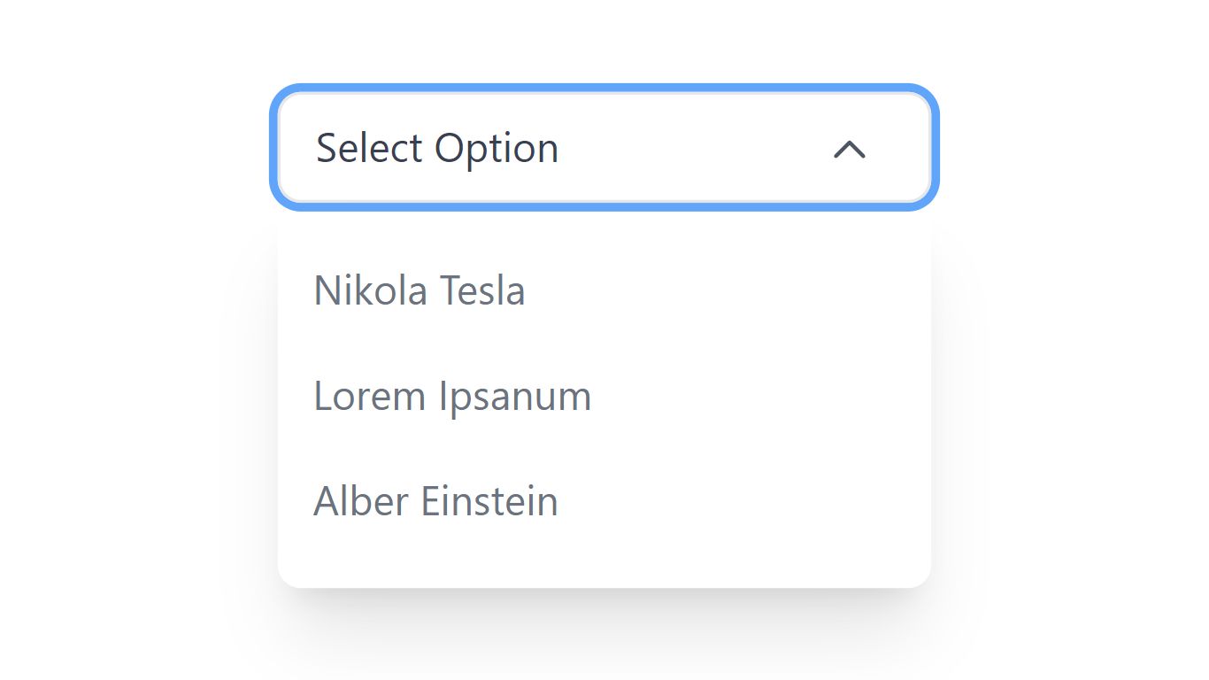 Dropdown Tailwind Component