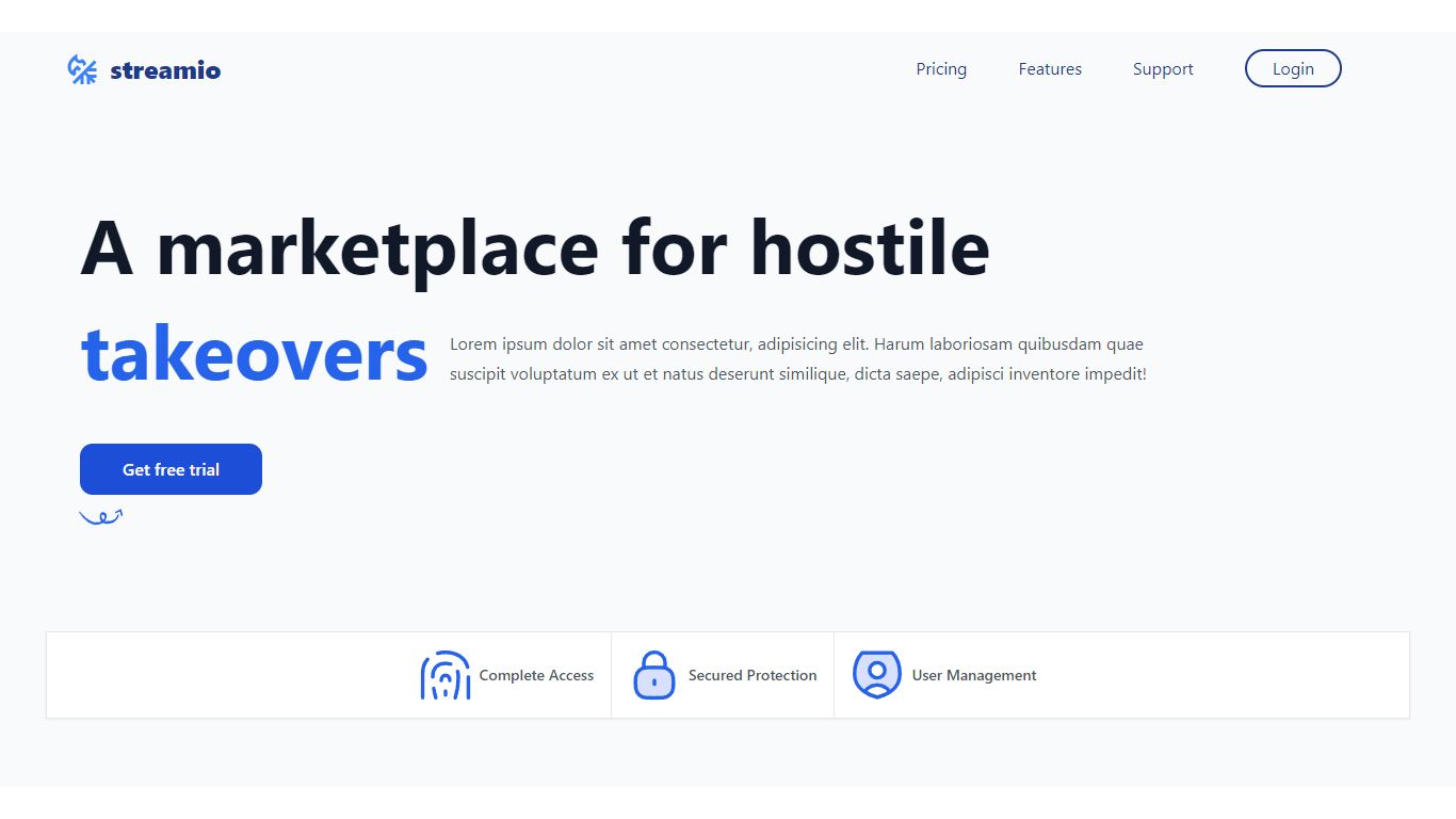 Hero Section With Trial CTA Tailwindcss Component ComponentLand